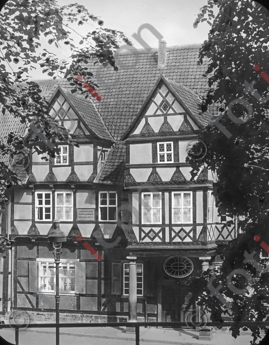 Klopstockhaus I Klopstockhouse - Foto foticon-simon-168-007-sw.jpg | foticon.de - Bilddatenbank für Motive aus Geschichte und Kultur
